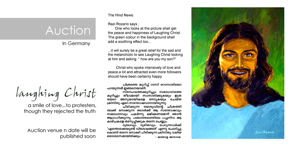 profile picture razi rozario - free lance artist - painter - art painting - kerala